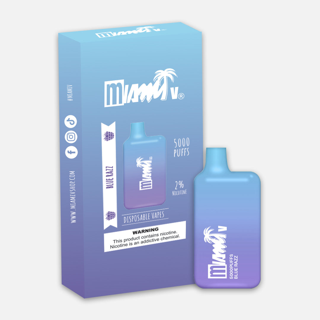 Vape Miami 5000 inhalaciones (Blue Razz)